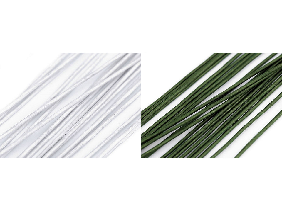 Floristendraht, ø 2 mm, länge 40 cm - Grau (20 Stücke)