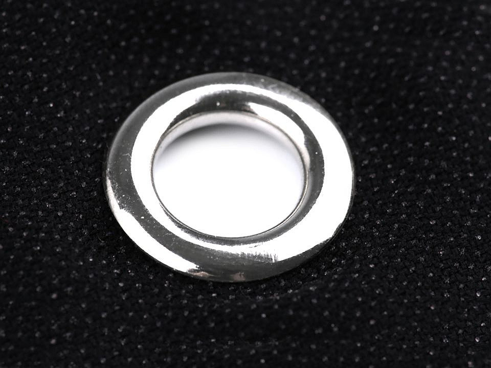 Ösen mit scheibe innen-ø 12 mm/außen-ø 21 mm glänzend - Gold klassisch (50 Paare)