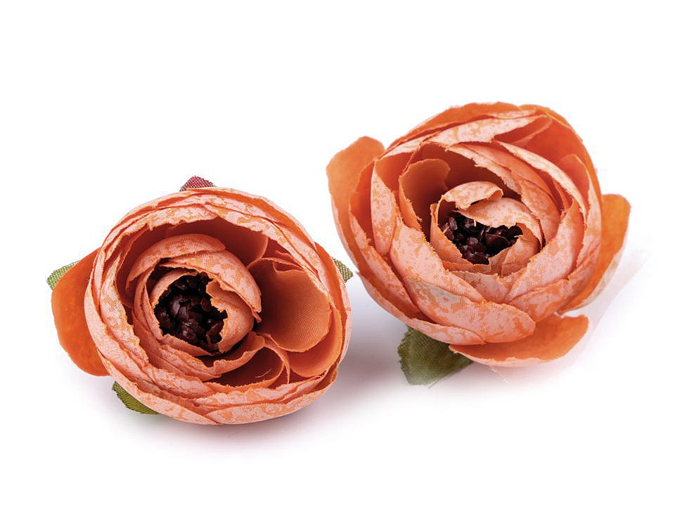 Künstliche blume ranunkel ø 4 cm - Bordeaux hell (10 Stücke)