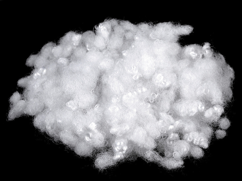 Füllmaterial – hohlfaserbällchen, ungebleicht 1 kg - Weiß (1 Tasche)