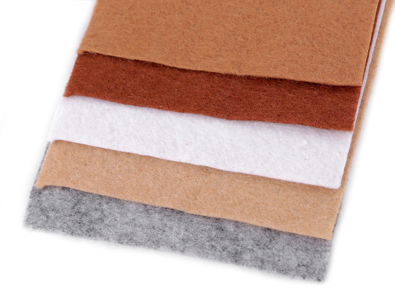 Dekorativer bastelfilz set 10x45 cm - Mix nr. 5 (1 Set)