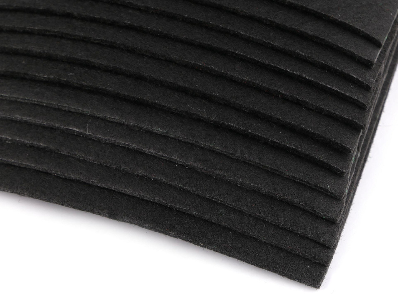 Dekorativer filz 20x30 cm - Schwarz (2 Stücke)