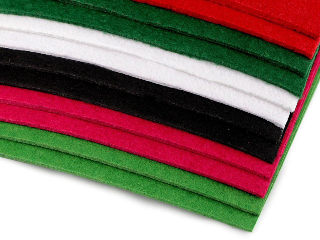 Dekorativer filz 20x30 cm - Schwarz (2 Stücke)