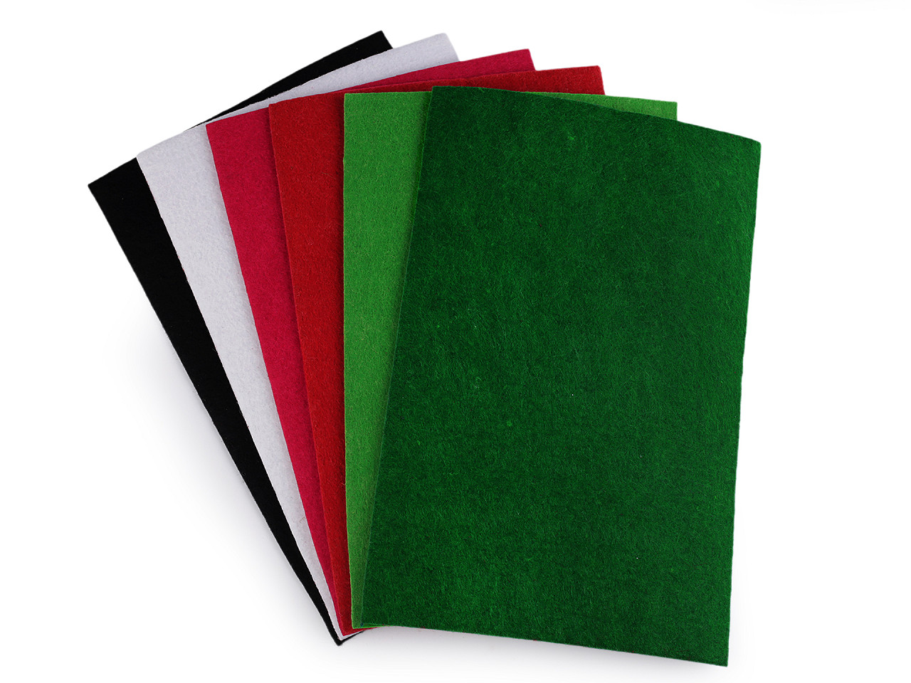 Dekorativer filz 20x30 cm - Schwarz (2 Stücke)