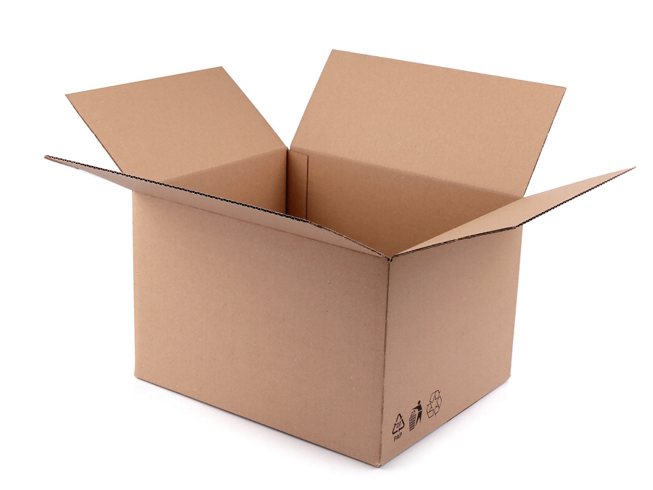 Kartonschachtel 36x29x24 cm - Naturbraun (1 Stück)