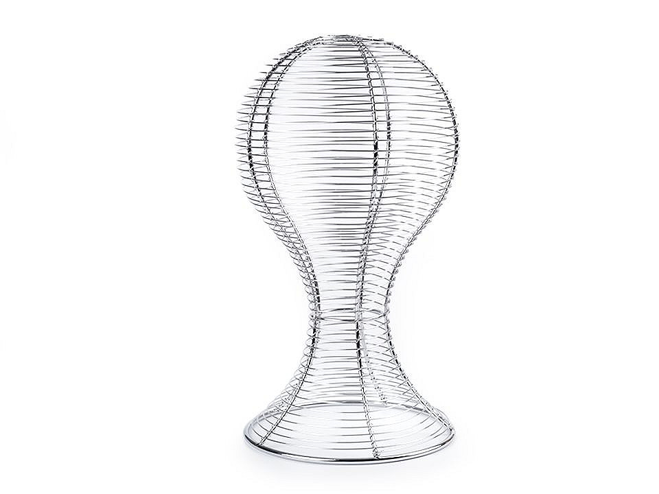 Hutständer / hutkopf / huthalter / perückenhalter - Silber (1 Stück)