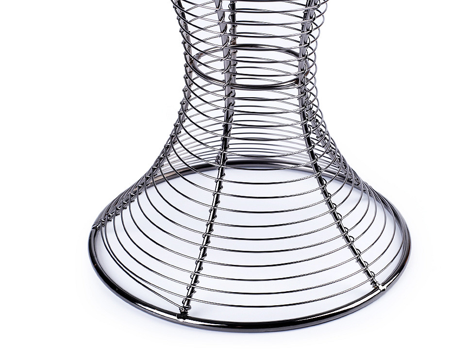 Hutständer / hutkopf / huthalter / perückenhalter - Silber (1 Stück)