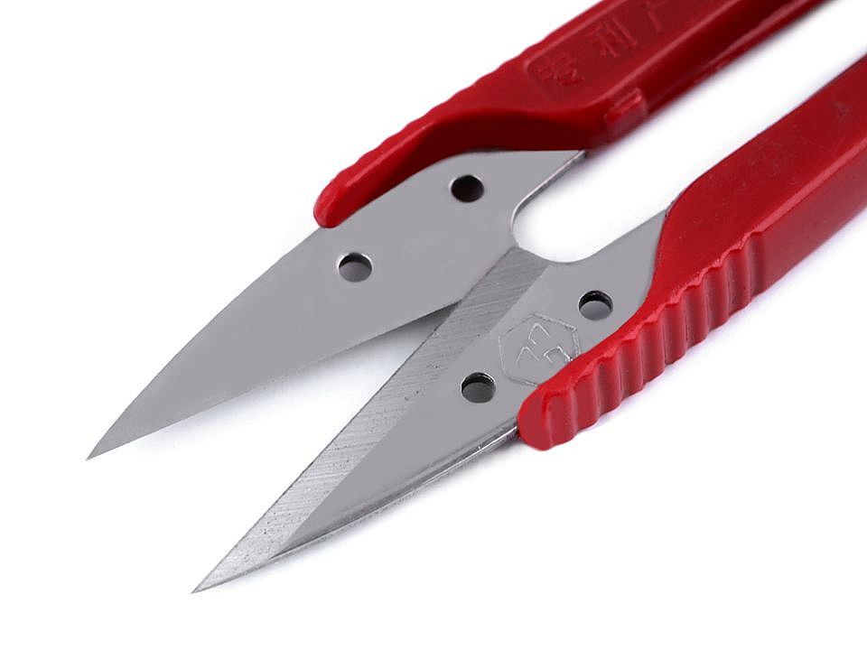 Fadenschere / fadentrenner länge 10,5 cm - Rot (12 Stücke)