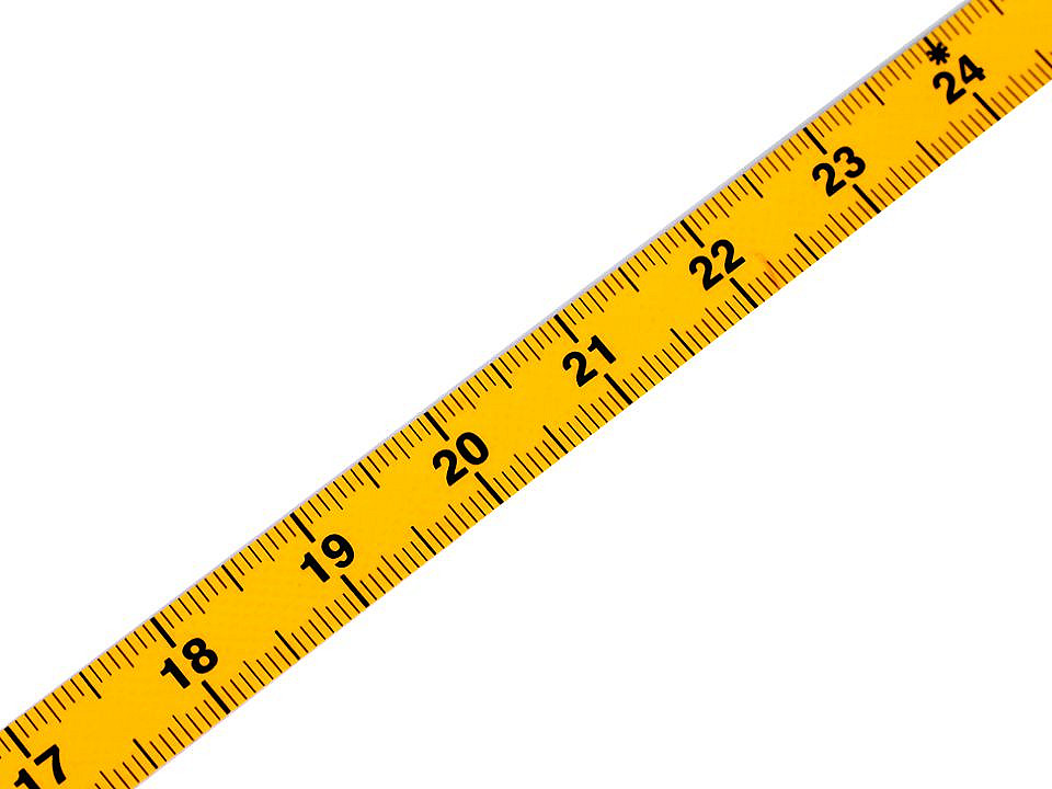 Schneidermaßband mit druckknopf 150 cm - Multicolor (1 Stück)
