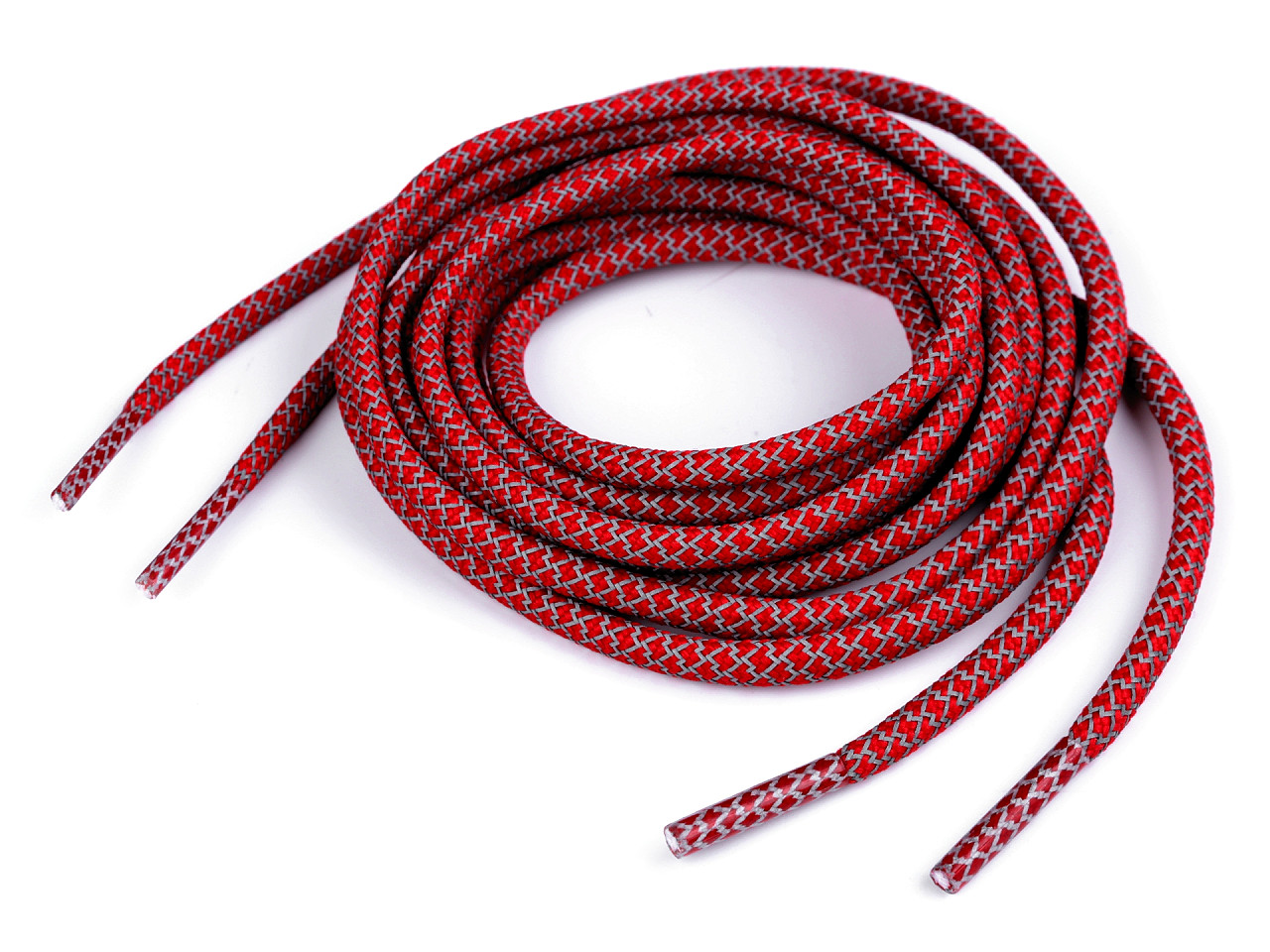 Reflektierende schnürsenkel für turnschuhe, sweatshirt länge 130 cm - Orange (2 Stücke)