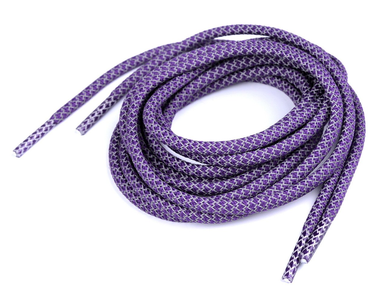 Reflektierende schnürsenkel für turnschuhe, sweatshirt länge 130 cm - Orange (2 Stücke)