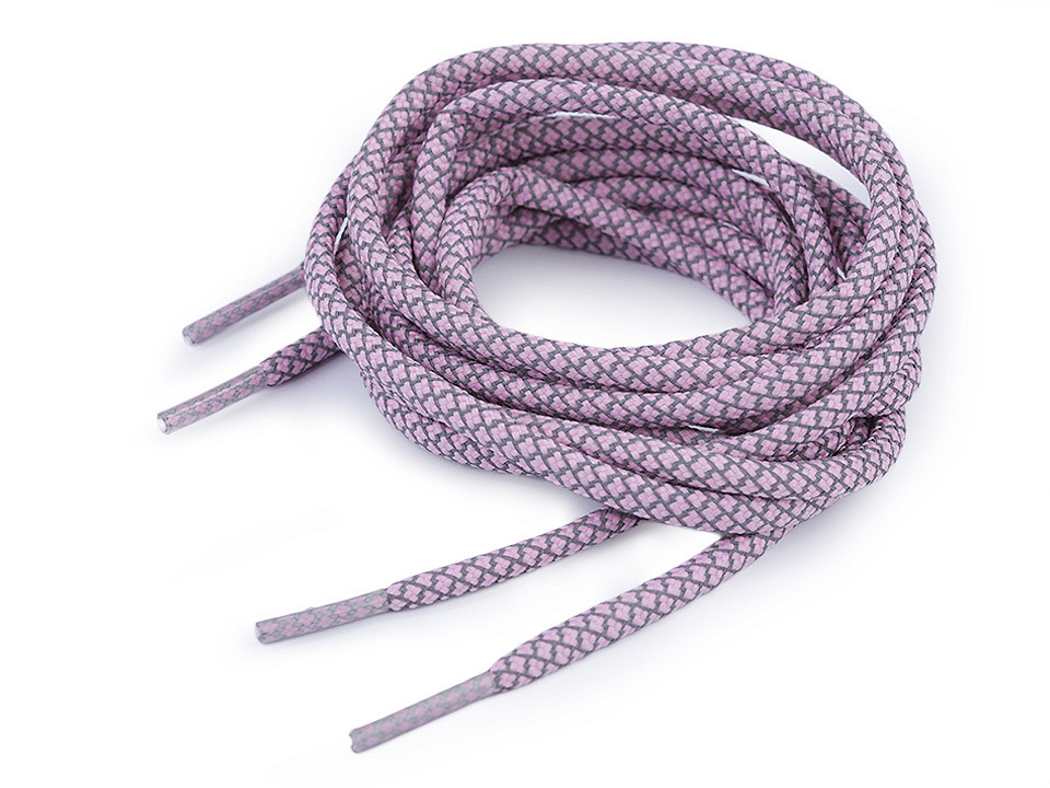 Reflektierende schnürsenkel für turnschuhe, sweatshirt länge 130 cm - Orange (2 Stücke)