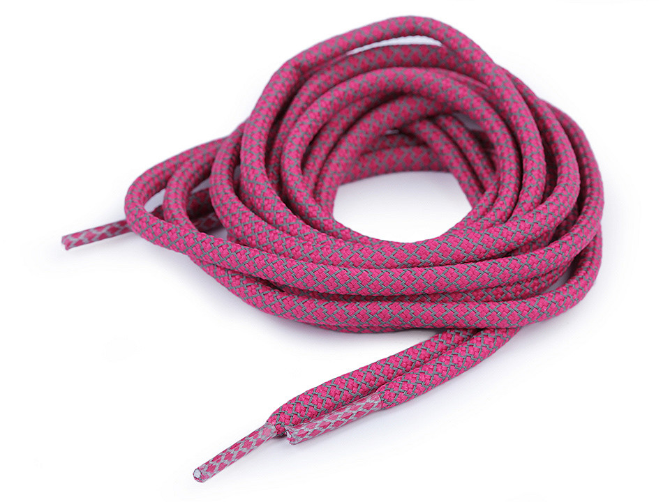 Reflektierende schnürsenkel für turnschuhe, sweatshirt länge 130 cm - Orange (2 Stücke)