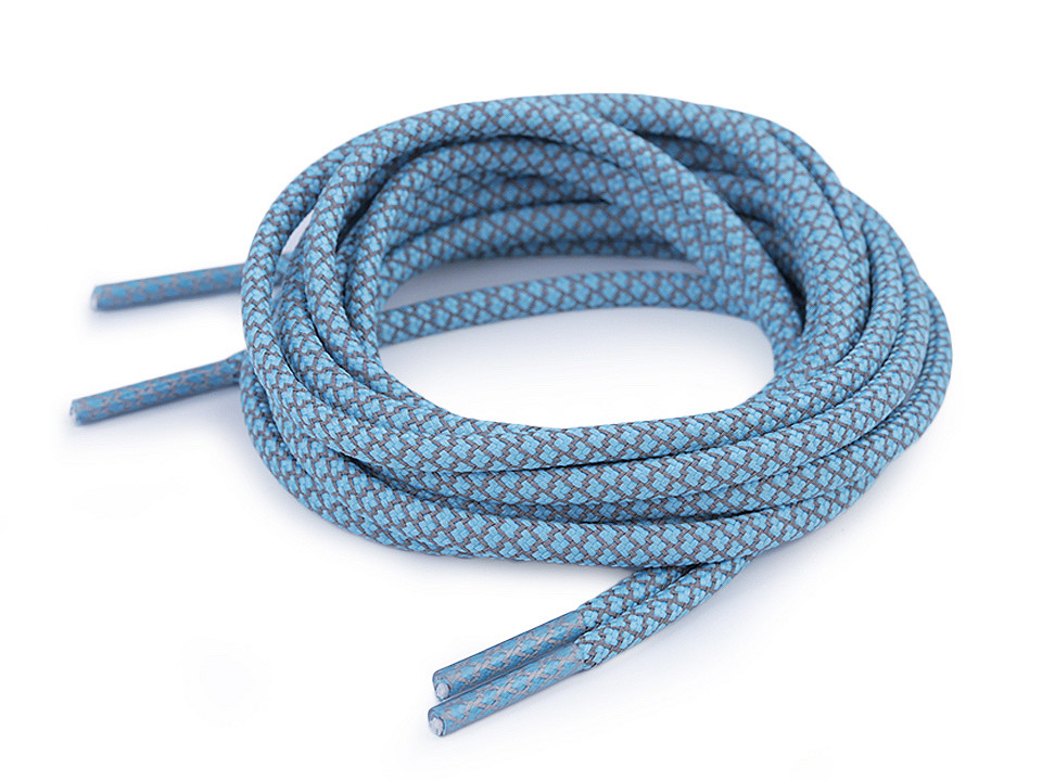 Reflektierende schnürsenkel für turnschuhe, sweatshirt länge 130 cm - Orange (2 Stücke)