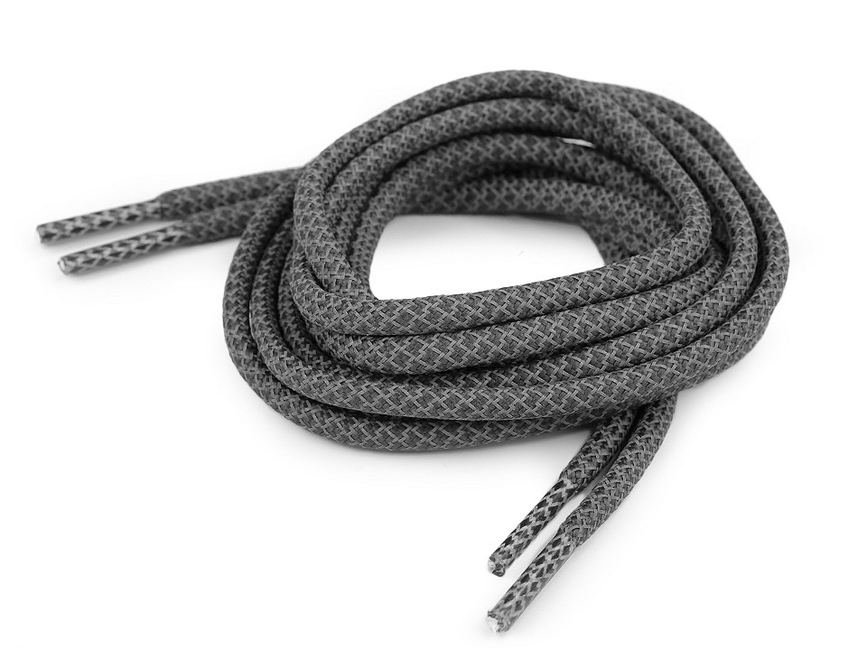 Reflektierende schnürsenkel für turnschuhe, sweatshirt länge 130 cm - Orange (2 Stücke)