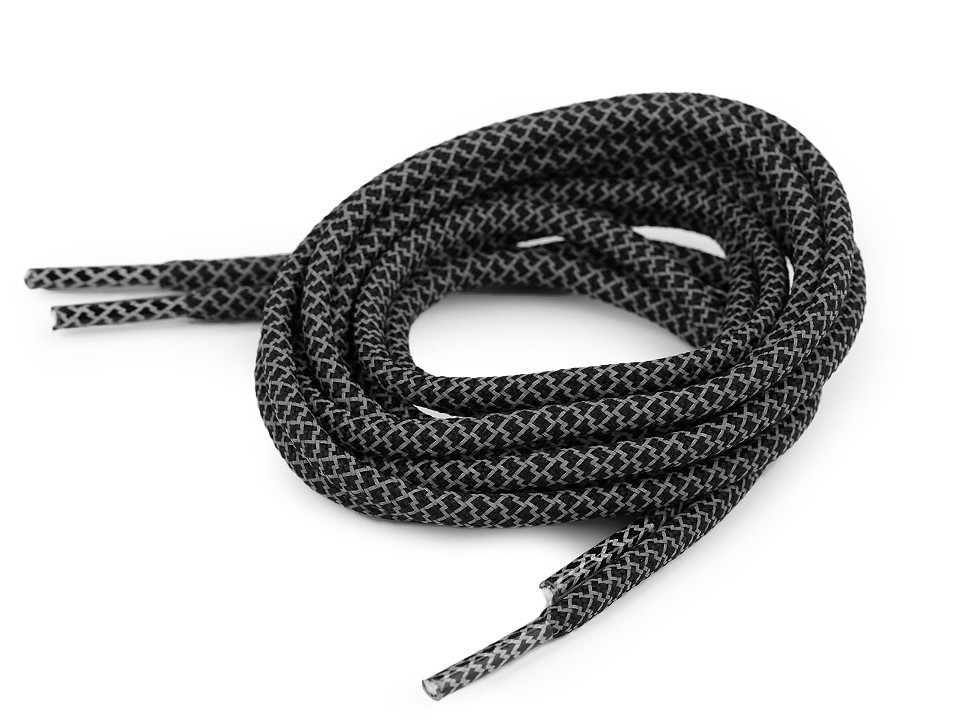 Reflektierende schnürsenkel für turnschuhe, sweatshirt länge 130 cm - Orange (2 Stücke)