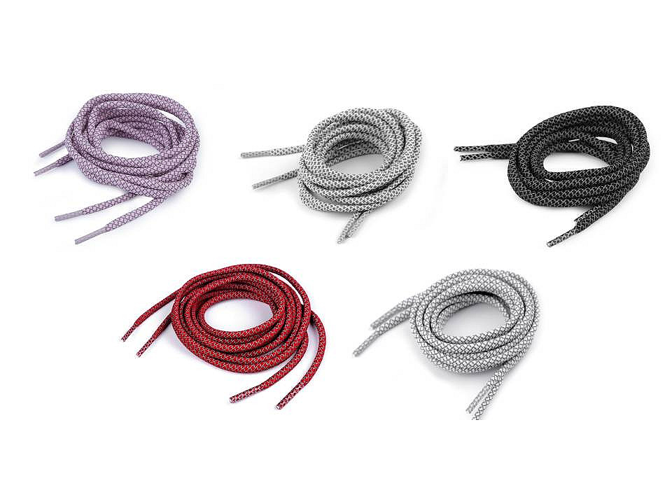 Reflektierende schnürsenkel für turnschuhe, sweatshirt länge 130 cm - Orange (2 Stücke)