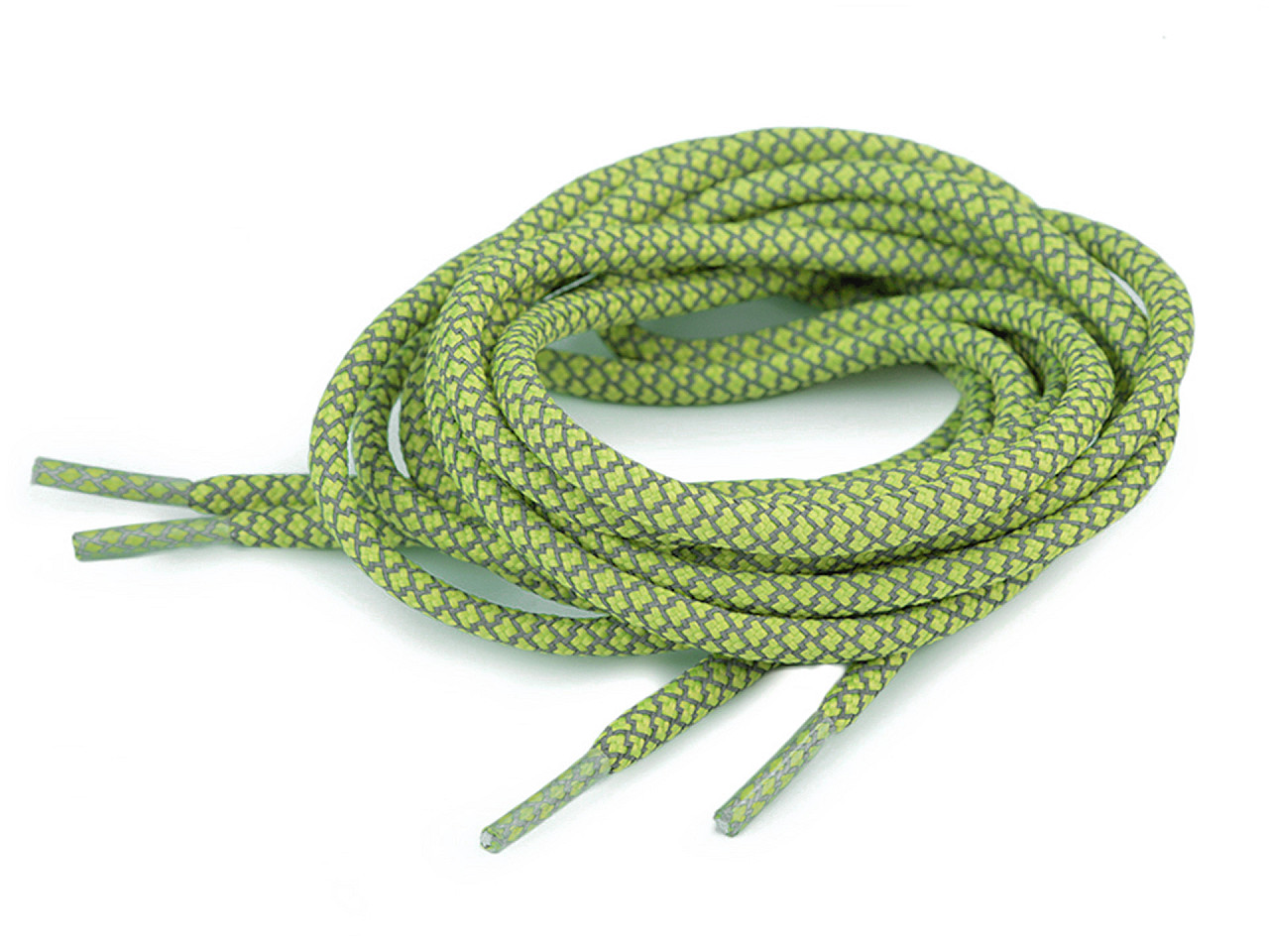 Reflektierende schnürsenkel für turnschuhe, sweatshirt länge 130 cm - Orange (2 Stücke)