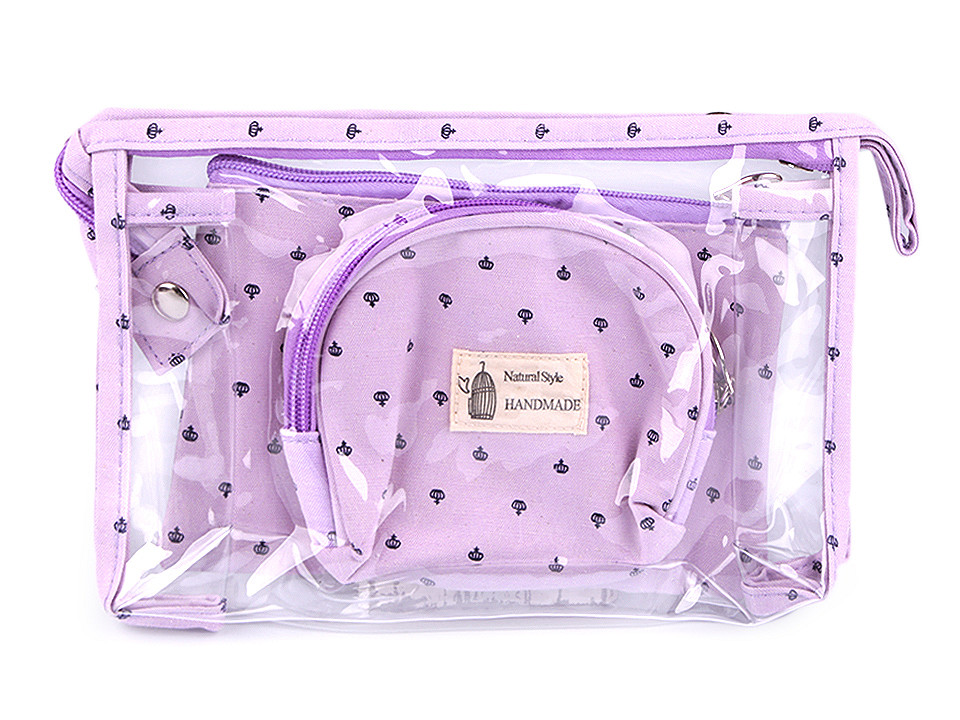 Kosmetiktaschen 3 stk. set - Mint (1 Set)