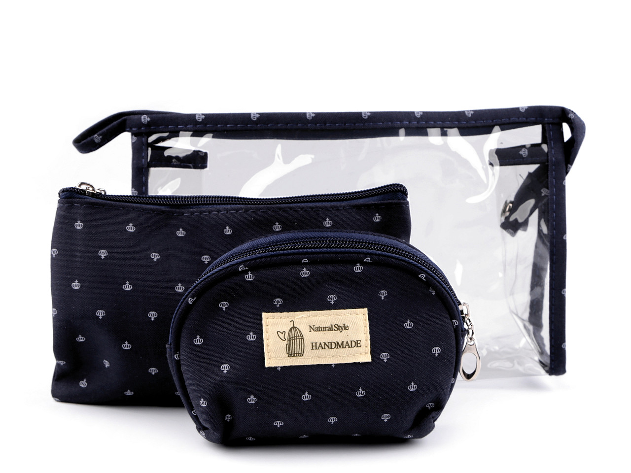 Kosmetiktaschen 3 stk. set - Mint (1 Set)