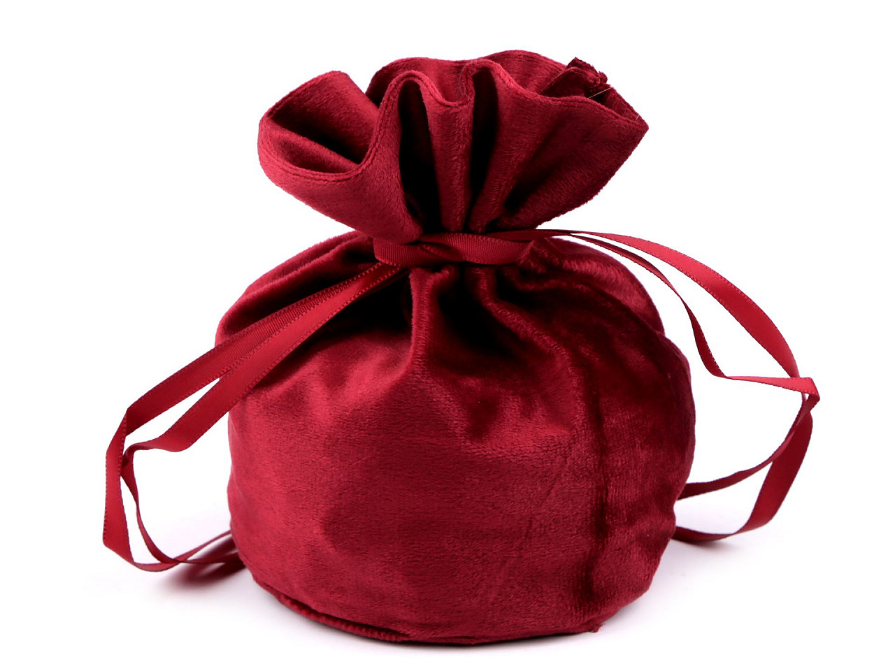 Geschenkbeutel 14 x 16 cm samt - Rosa-lila (20 Stücke)