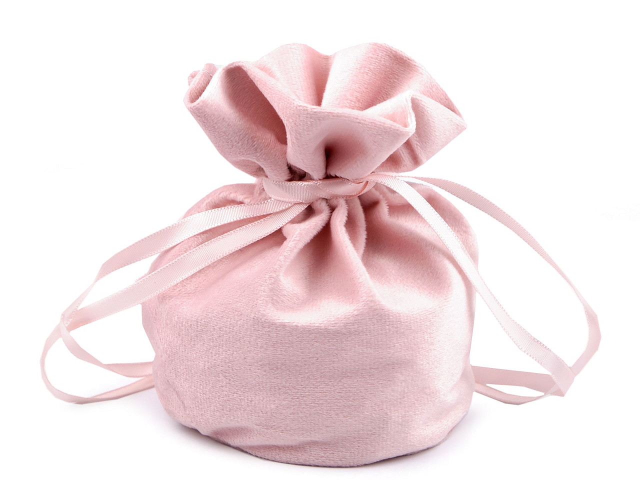 Geschenkbeutel 14 x 16 cm samt - Rosa-lila (20 Stücke)