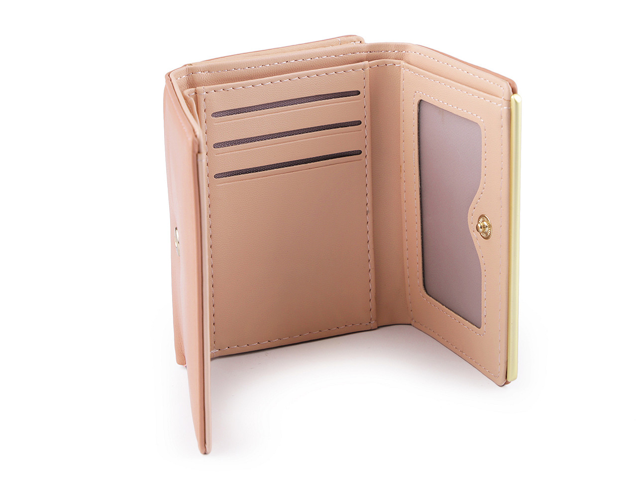 Geldbörse für damen 9x11 cm - Puderig (1 Stück)