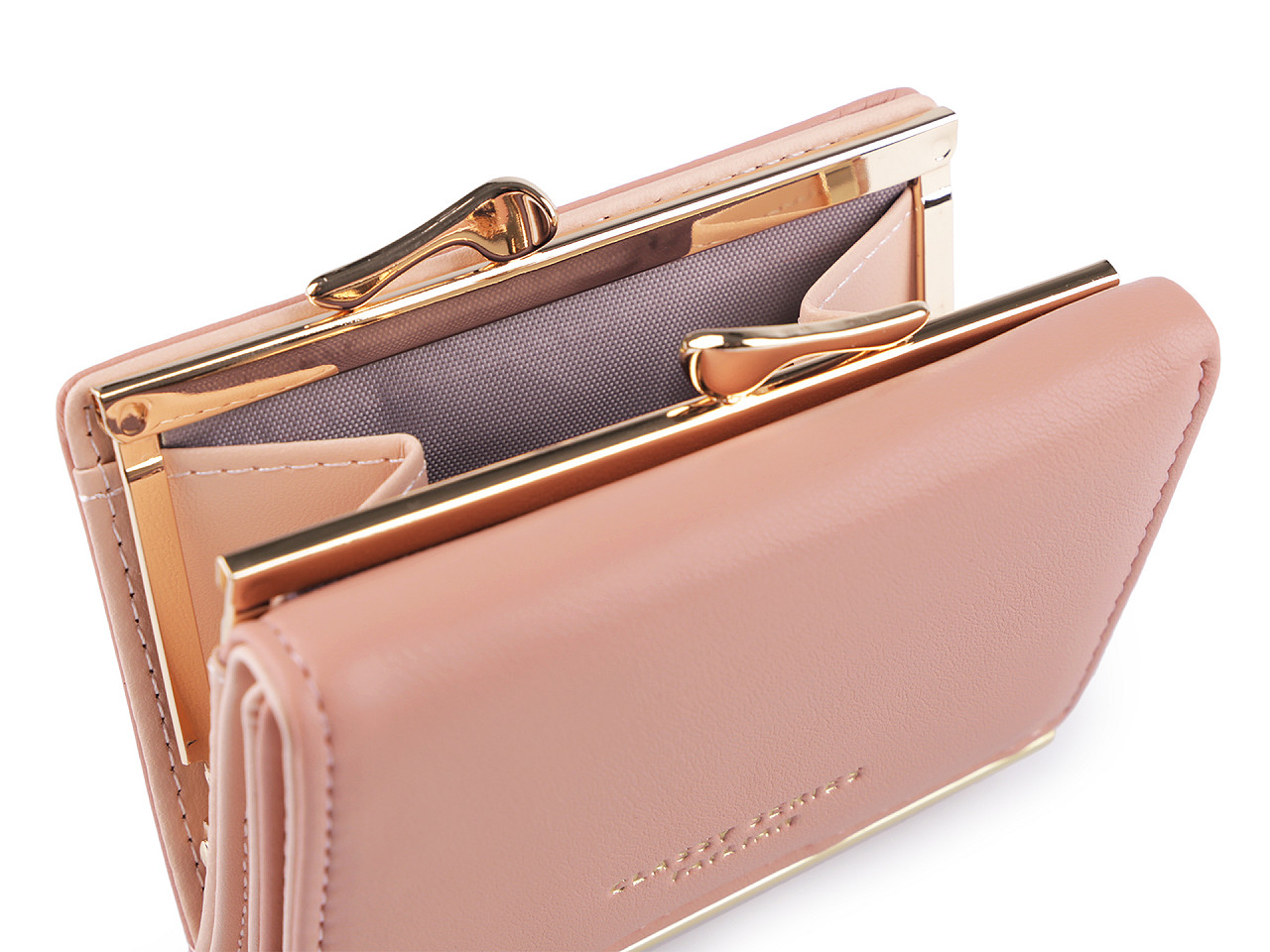 Geldbörse für damen 9x11 cm - Puderig (1 Stück)