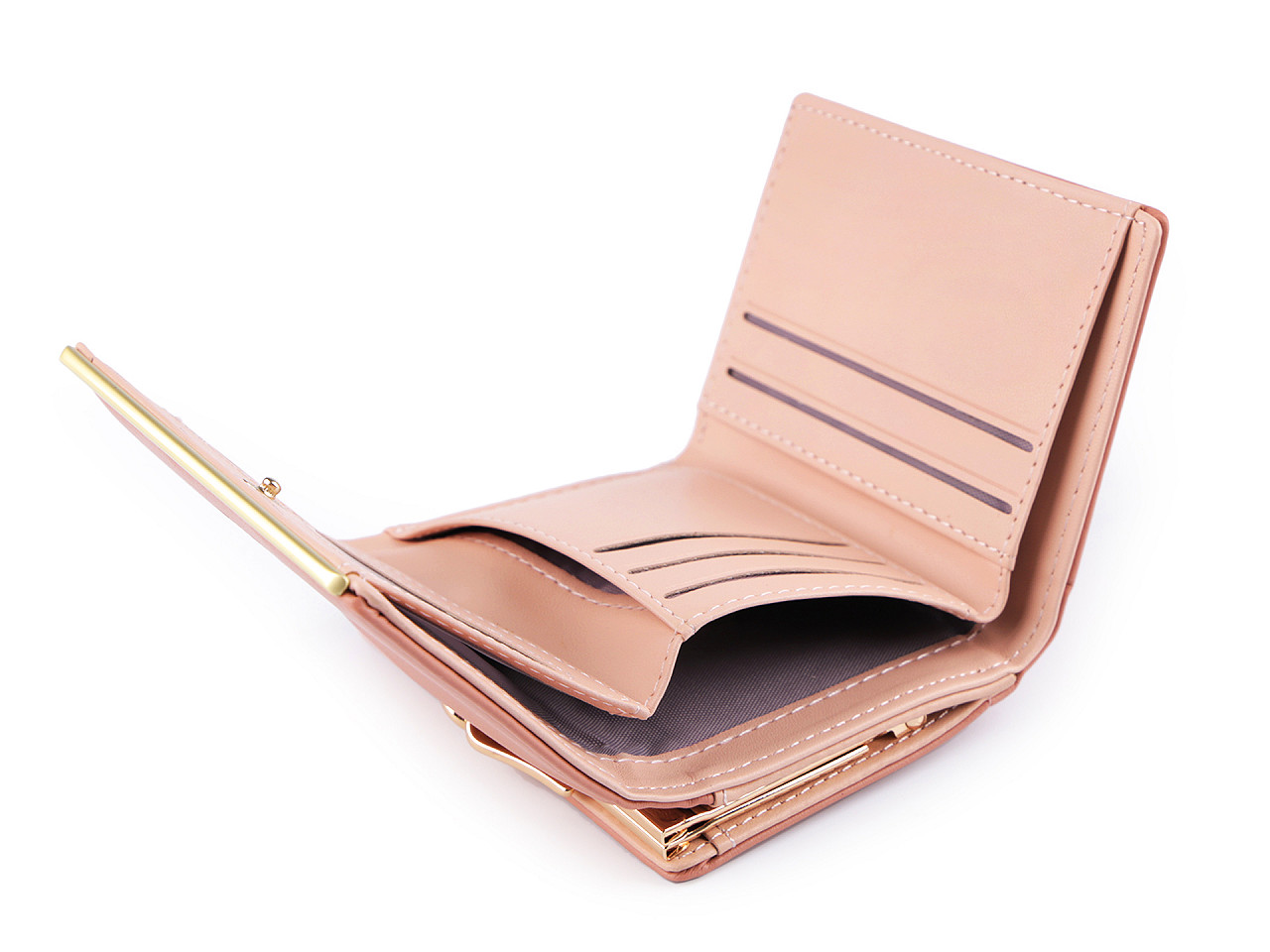 Geldbörse für damen 9x11 cm - Puderig (1 Stück)