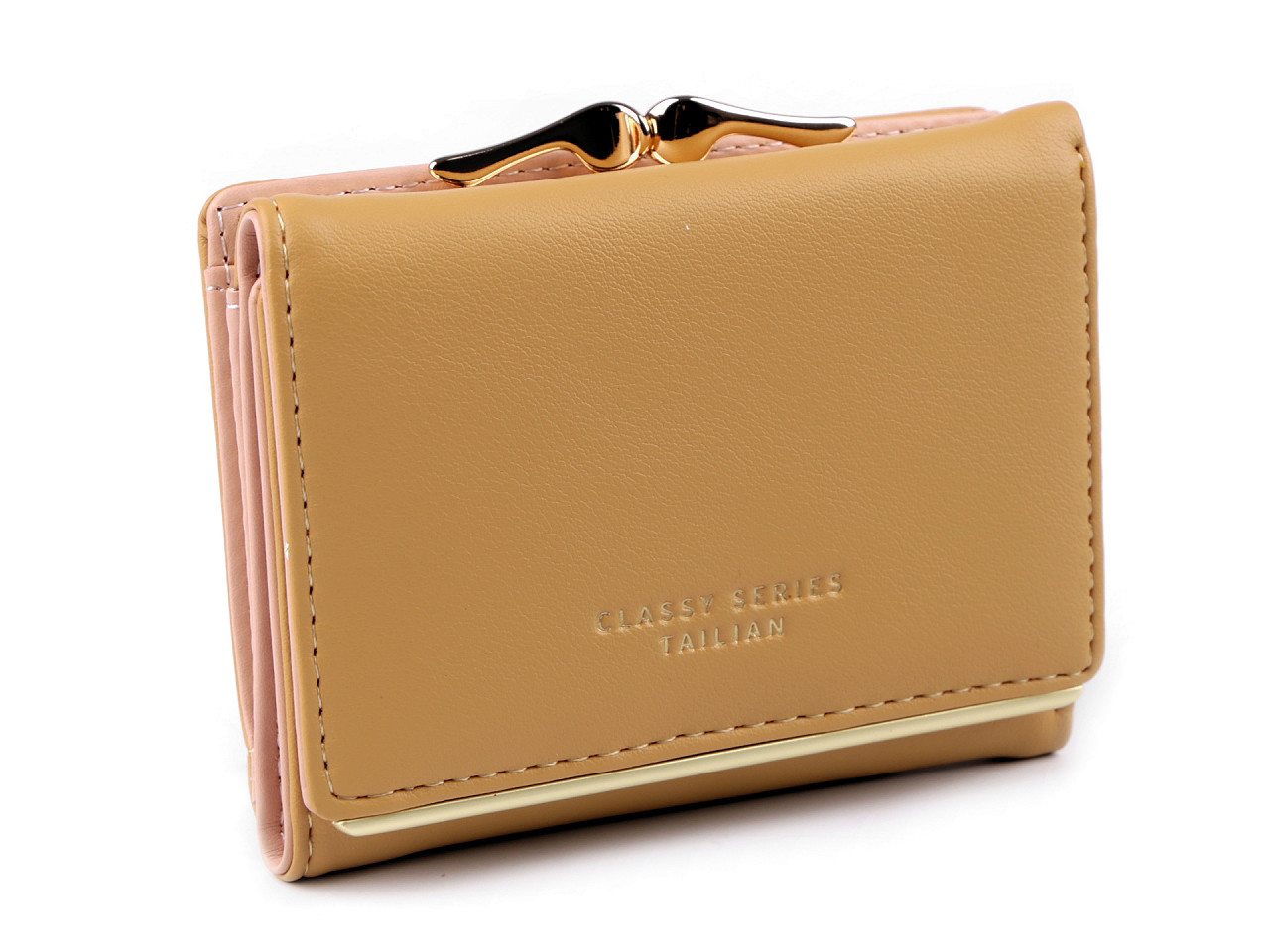 Geldbörse für damen 9x11 cm - Puderig (1 Stück)