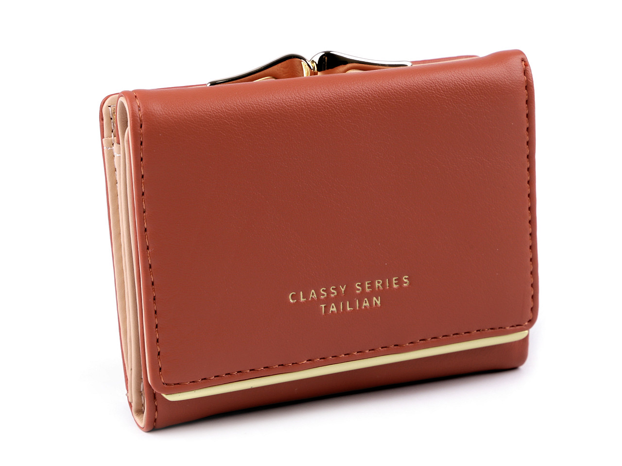 Geldbörse für damen 9x11 cm - Puderig (1 Stück)