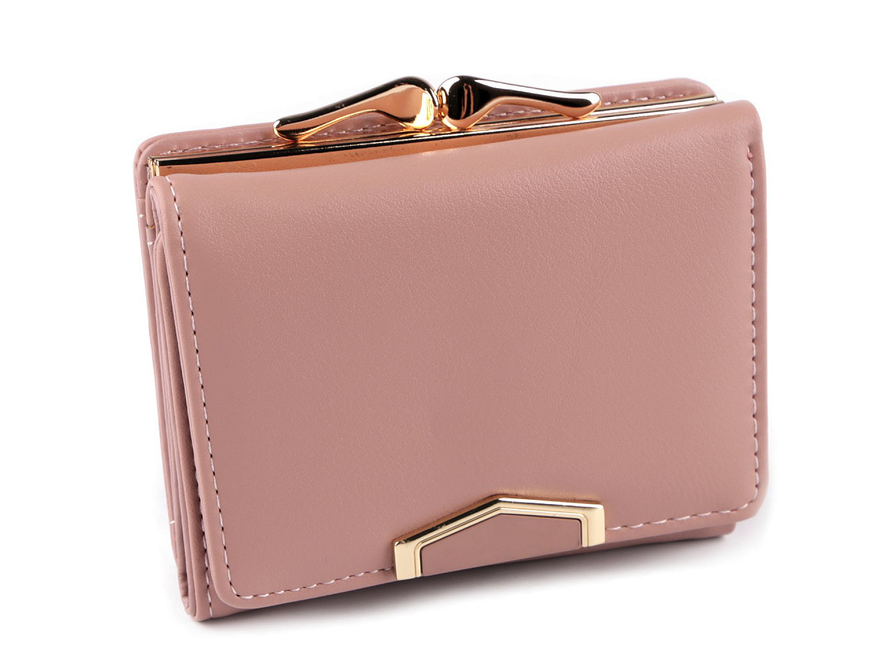 Geldbörse für damen 9x11 cm - Puderig (1 Stück)