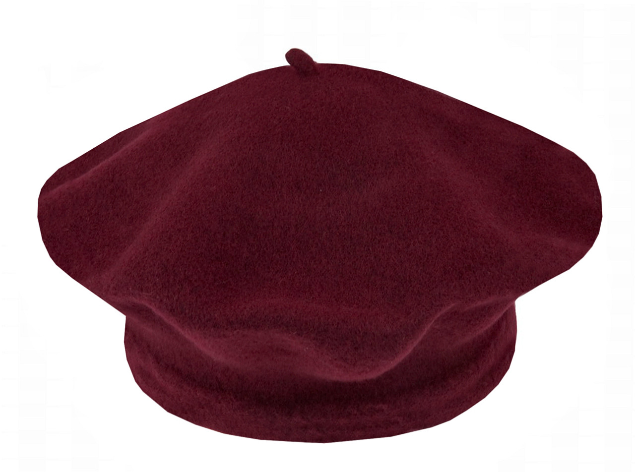 Damen / mädchen baskenmütze tonak 100% wolle - Schwarz (1 Stück)