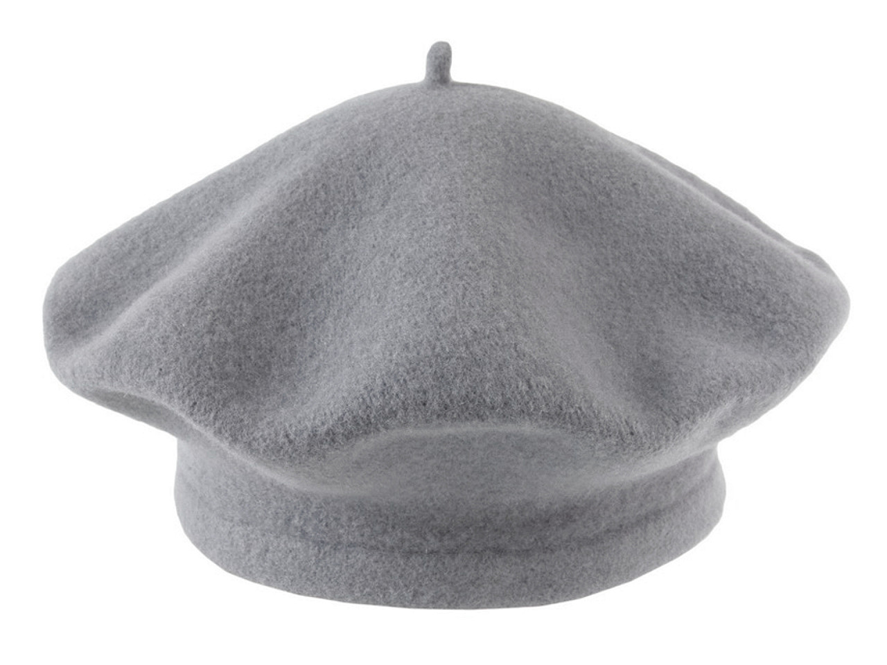 Damen / mädchen baskenmütze tonak 100% wolle - Schwarz (1 Stück)