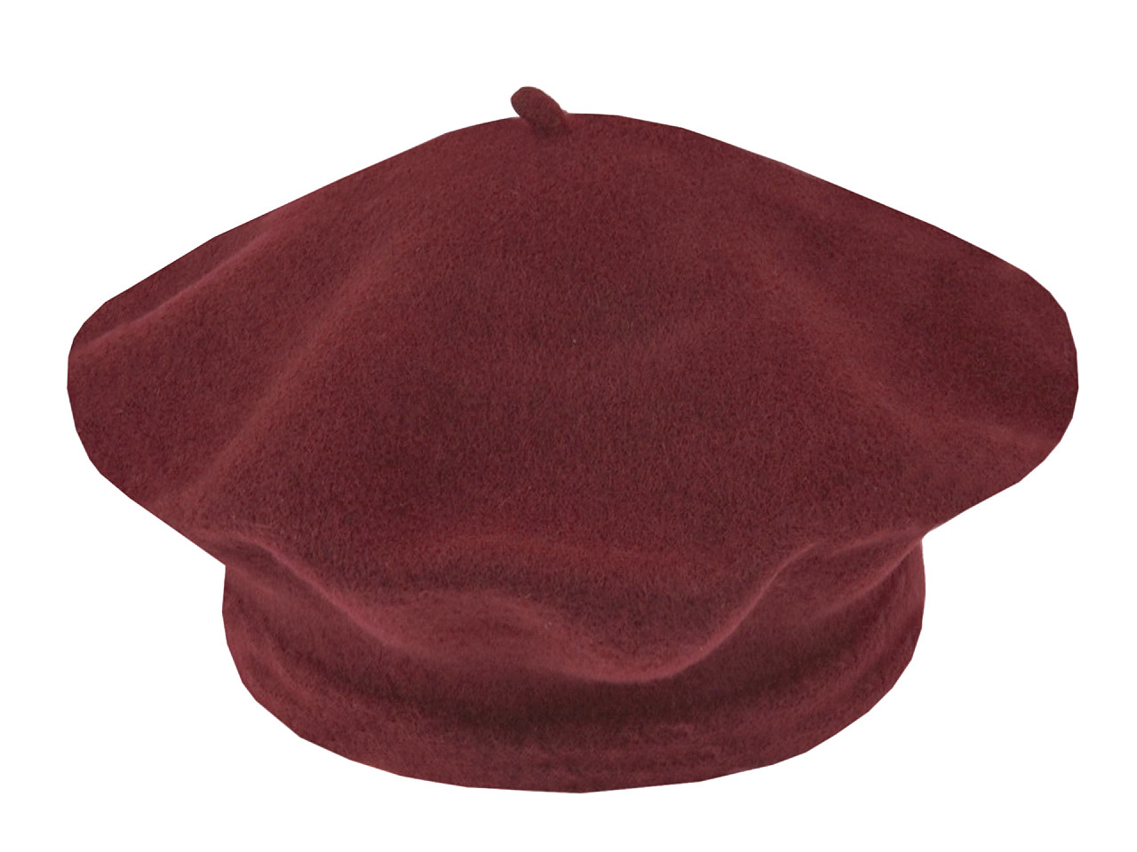 Damen / mädchen baskenmütze tonak 100% wolle - Schwarz (1 Stück)