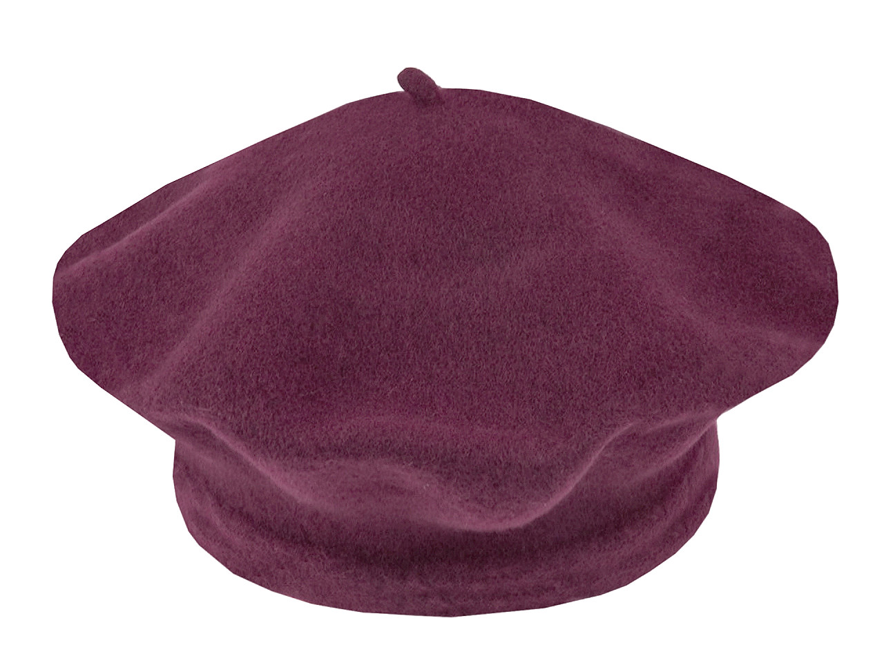 Damen / mädchen baskenmütze tonak 100% wolle - Schwarz (1 Stück)