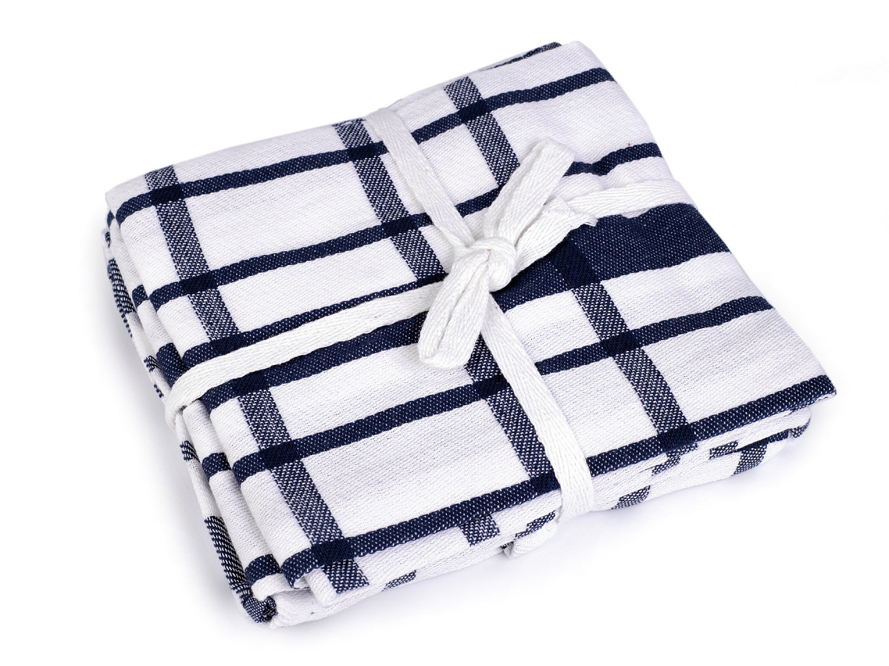 Geschirrtuch karo, 50 x 70 cm, ägyptische baumwolle - Rot (3 Stücke)