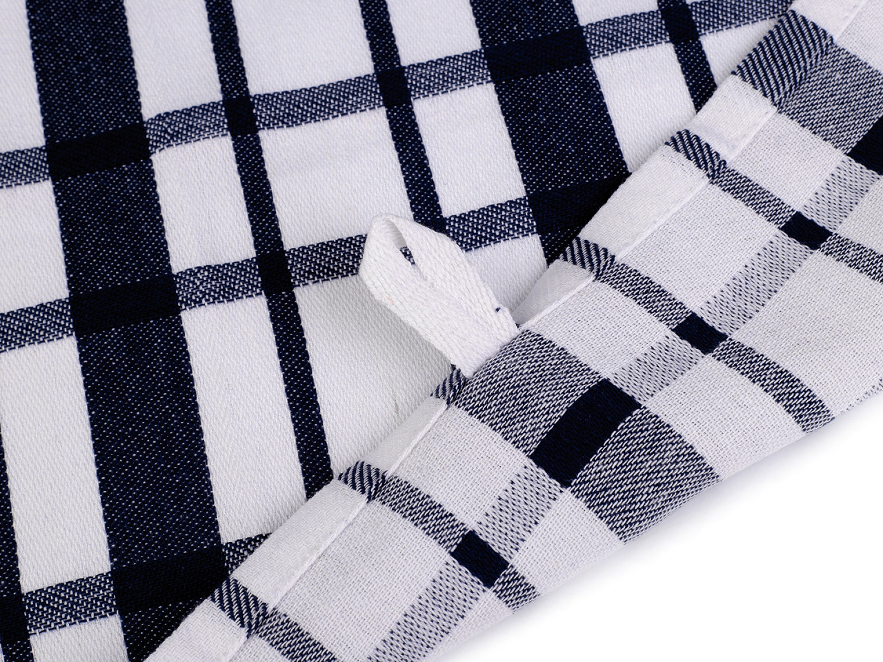 Geschirrtuch karo, 50 x 70 cm, ägyptische baumwolle - Rot (3 Stücke)