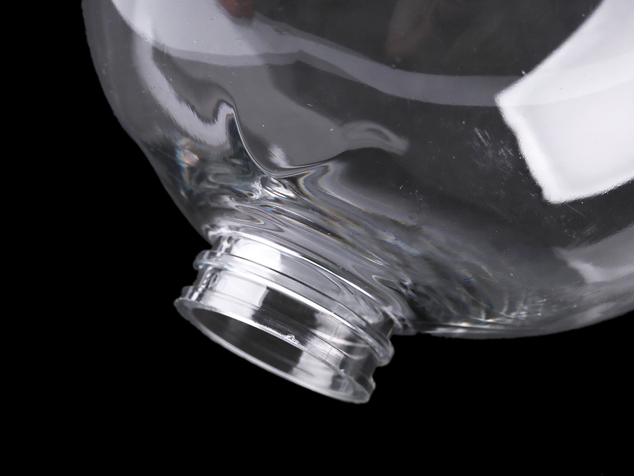 Weihnachtskugel zum verzieren, ø 10 cm, 2. wahl - Transparent (6 Stücke)