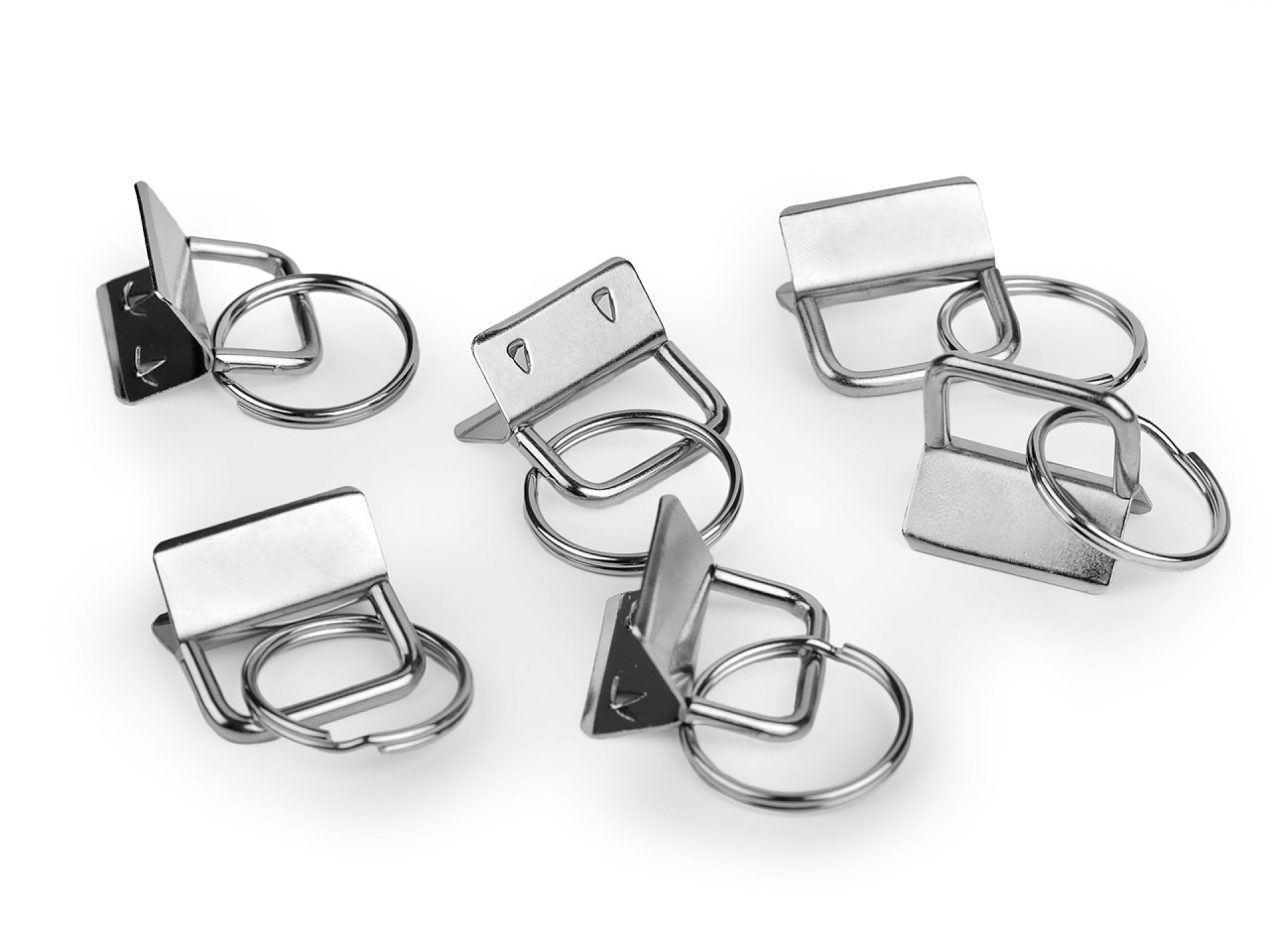 Metallendkappe mit ring breite 25 mm - Nickel (2 Stücke)