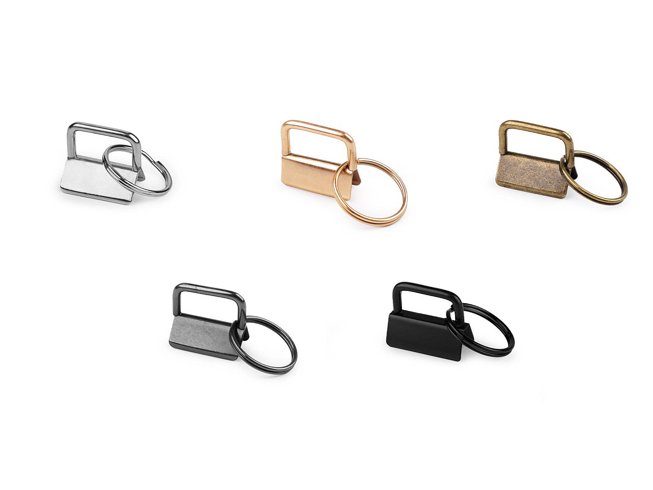 Metallendkappe mit ring breite 25 mm - Nickel (2 Stücke)