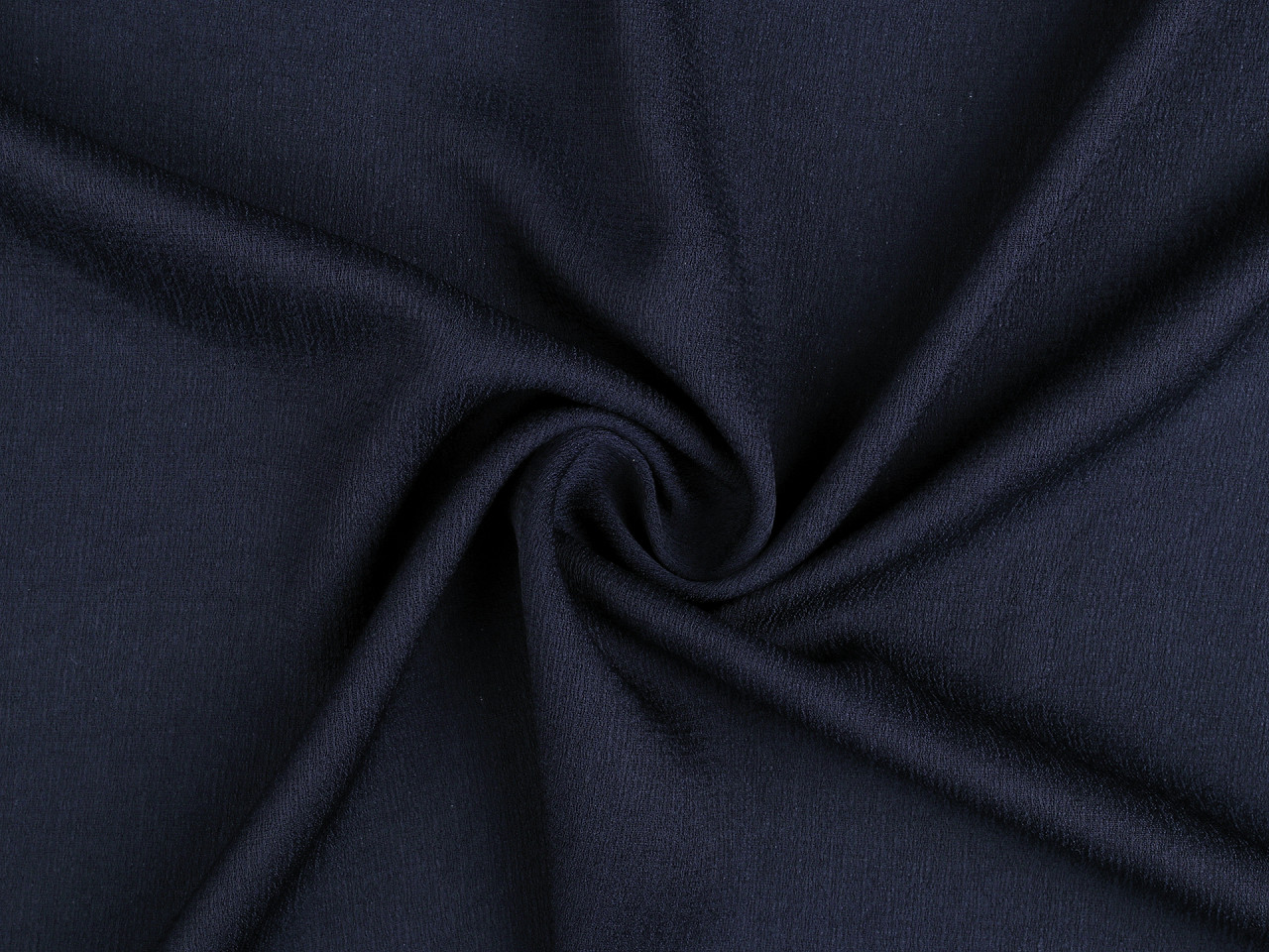 Georgette einfarbig - Dunkelblau (1 Meter)