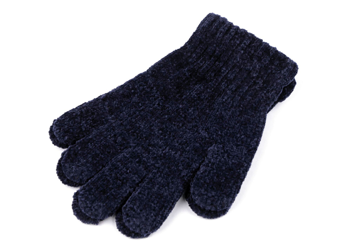 Chenille-handschuhe für kinder - Grau (1 Paar)