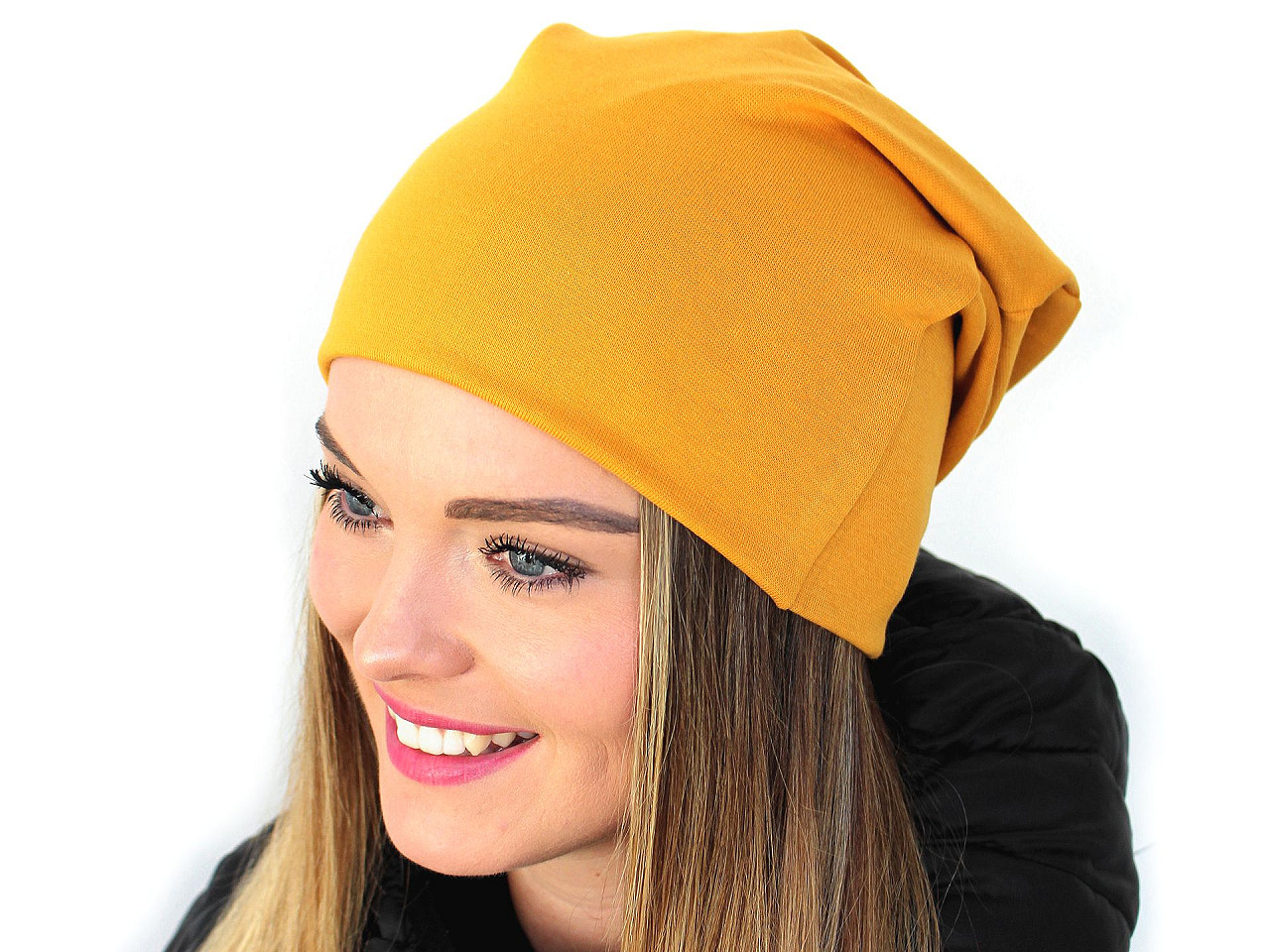 Baumwoll-mütze/loop schal, unisex - Altrosa (1 Stück)