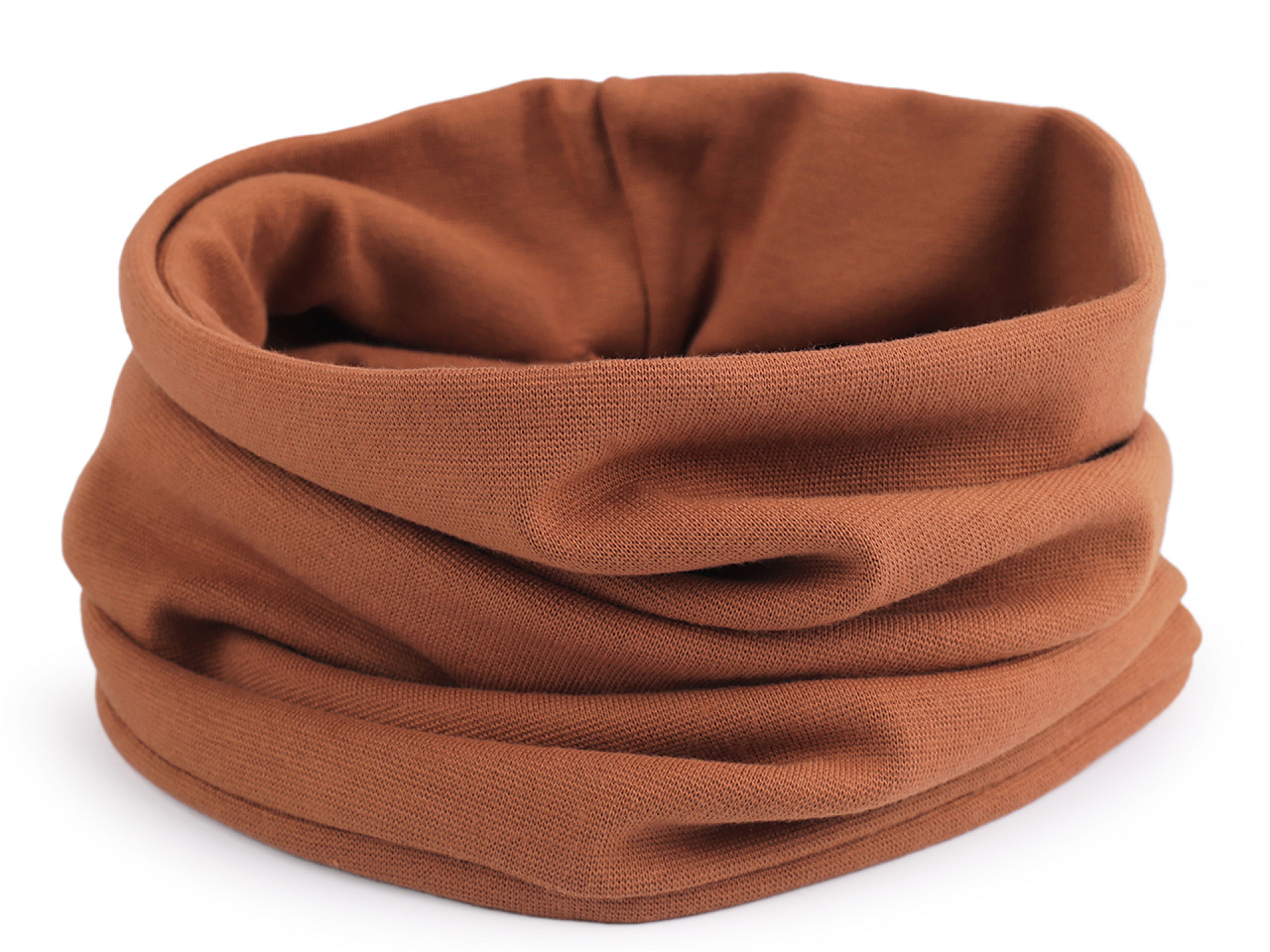 Baumwoll-mütze/loop schal, unisex - Altrosa (1 Stück)