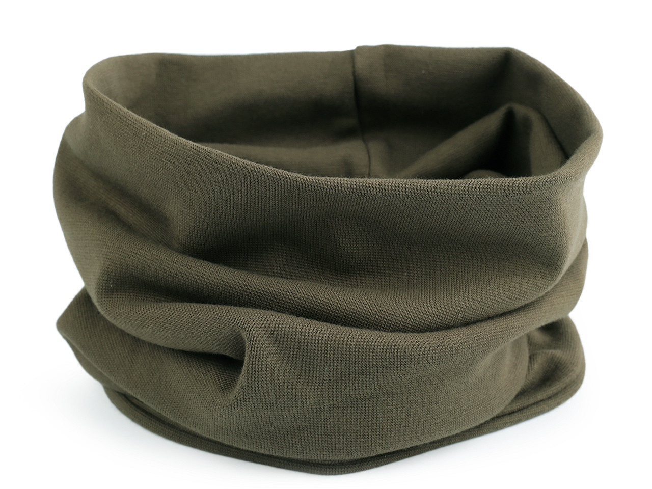 Baumwoll-mütze/loop schal, unisex - Altrosa (1 Stück)