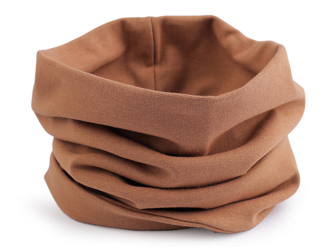 Baumwoll-mütze/loop schal, unisex - Altrosa (1 Stück)