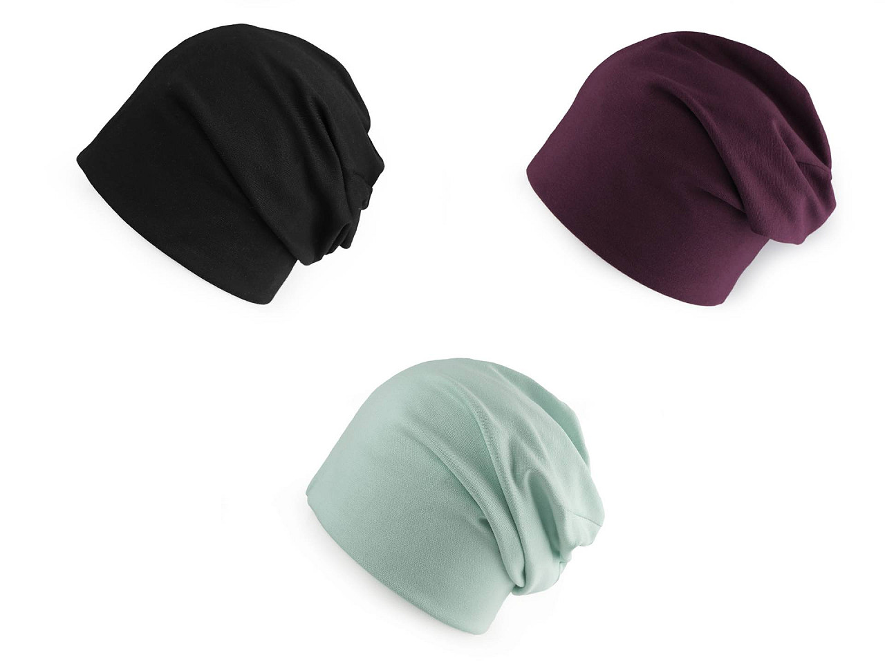 Baumwoll-mütze/loop schal, unisex - Altrosa (1 Stück)