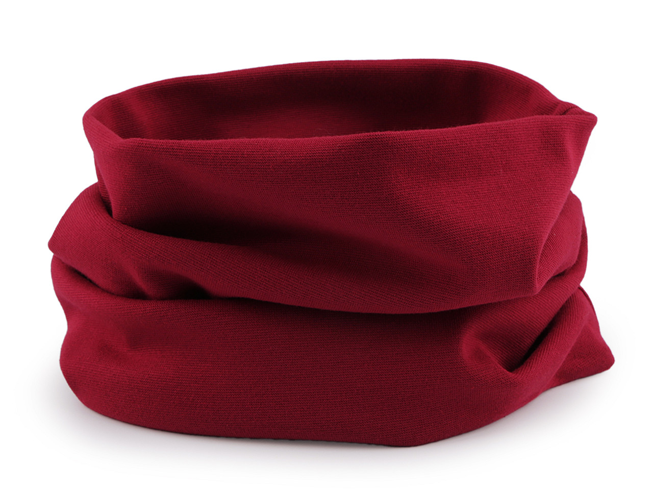 Baumwoll-mütze/loop schal, unisex - Altrosa (1 Stück)