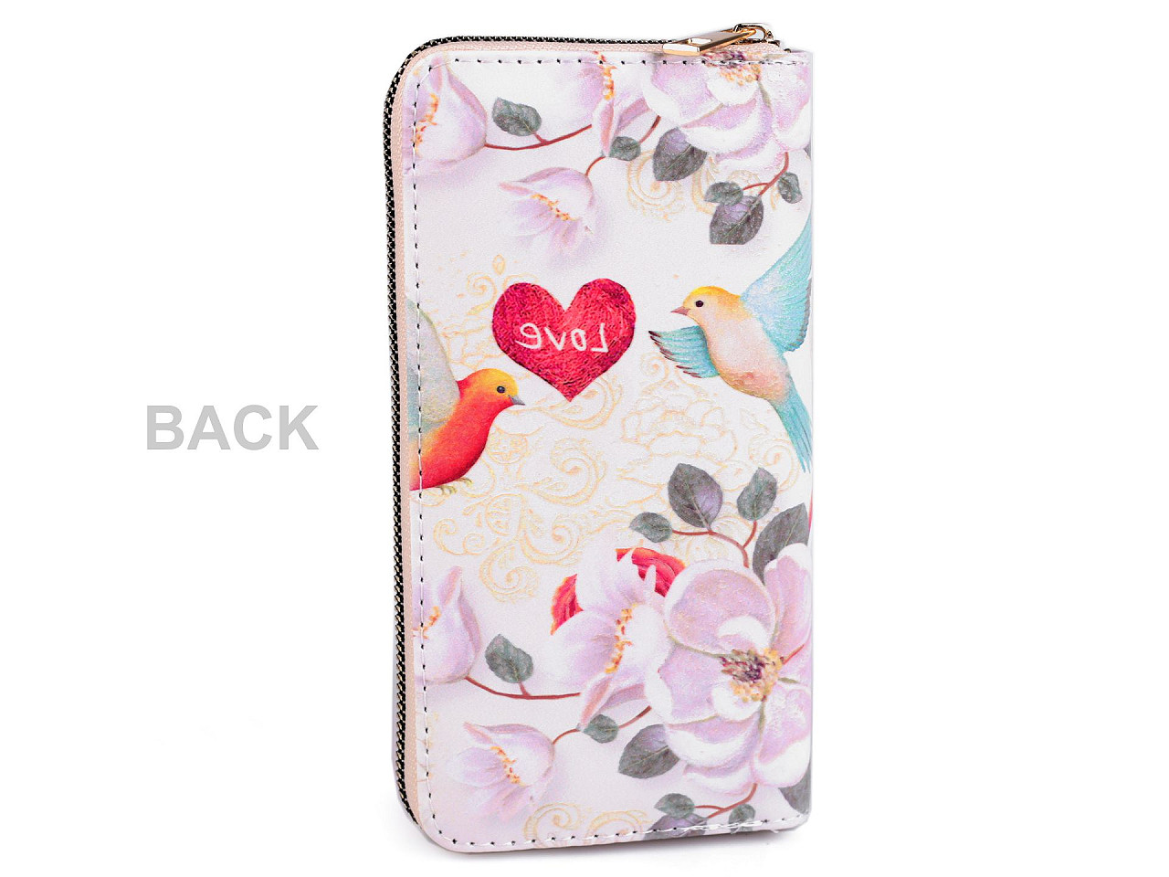 Geldbörse für damen 9,5 x 19 cm - Hellblau (1 Stück)